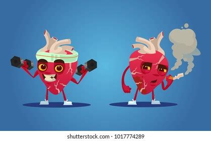 Healthy Heart Vs Unhealthy Heart Photos And Images Shutterstock