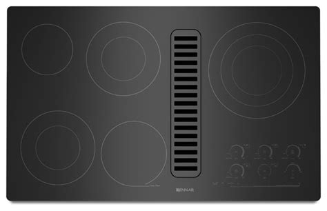 Jenn-Air 36" Electric Radiant Downdraft Cooktop, Black On Black | JED4536WB - Cooktops - los ...