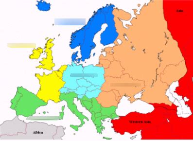 regions of europe Diagram | Quizlet