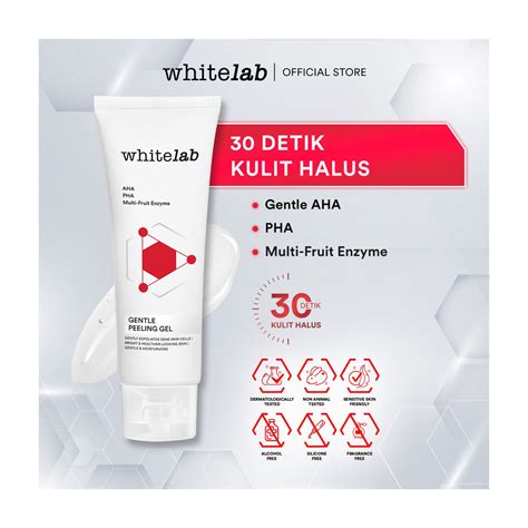 Whitelab Gentle Peeling Gel Angkat Sel Kulit Mati Untuk Kulit Halus