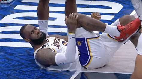 What Is Lebron James Injury Status Viral Video Shows Lakers Star