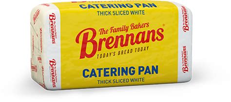 Brennans Catering Pan Thick Sliced White Brennans Bread