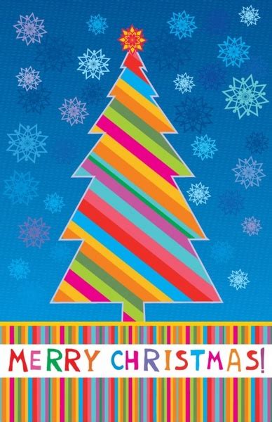 Merry Christmas Greeting Card Vector Illustration Vectors Graphic Art