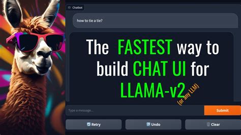 The FASTEST Way To Build CHAT UI For LLAMA V2 YouTube