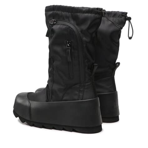 Śniegowce United Nude Polar Pocket 1069601125 Black eobuwie pl