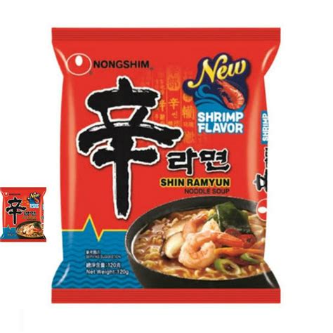 Nongshim Shin Ramyun Shrimp Flavor Korean Ramen Noodle G Lazada Ph