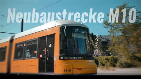 Neubaustrecke der M10 in Berlin Straßenbahn BVG JM Spotting 4K