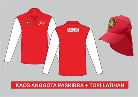 KAOS LATIHAN PASKIBRA TOPI LATIHAN