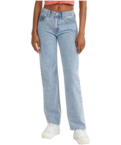 levis womens  pro  rise straight leg jeans light indigo marks