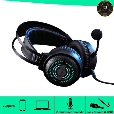 Jual Headset Gaming Gamen GH2100 Dual Jack 3 5mm USB Headphone