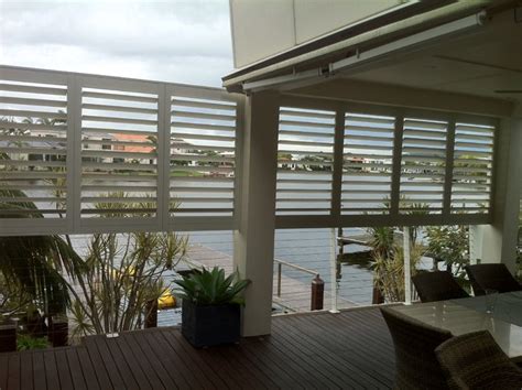 Aluminium Shutters For Privacy Screens Deck Brisbane By All