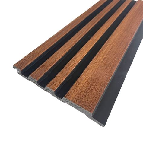 Oem Factory Ceiling Decorative Charcoal Ps Foam Louver Wall Panel