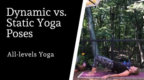 All Levels Yoga Dynamic Vs Static Yoga Poses Youtube