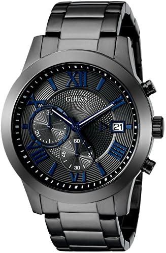 Guess Reloj analógico para Hombre de Cuarzo con Correa en Acero