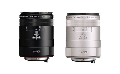 リコー新しい HD ペンタックス D FA マクロ 100mm f 2 8ED AW レンズを発表