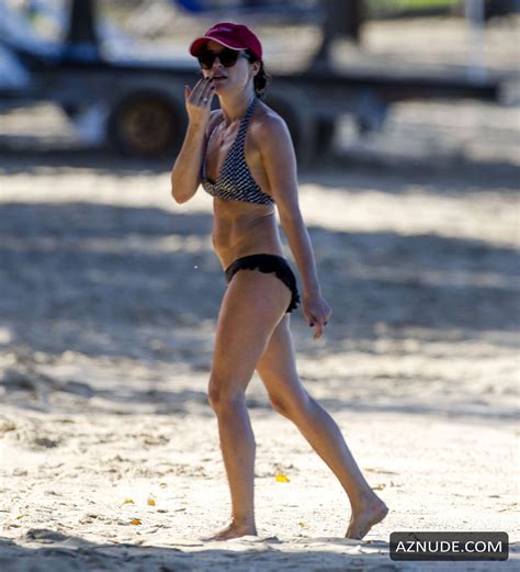 Andrea Corr Sexy In A Bikini During Waterspouts Session At The Posh Sandy Lane Hotel In Barbados