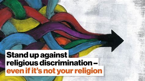 Stand Up Against Religious Discrimination Even If Its Not Your