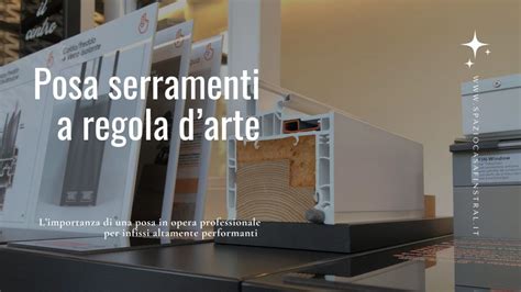 Posa Serramenti A Regola Darte