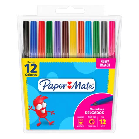 Lápiz Scripto 12 Colores Paper Mate Librería Roberto Naser San