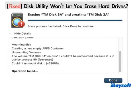 Why Won T My Mac Let Me Erase The External Hard Drive Darwin S Data