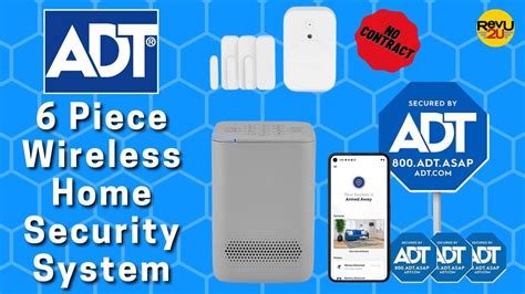 Today We Review The Adt 6 Piece Wireless Home Security System Youtube