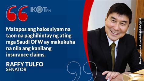 Displaced Saudi Ofws To Get Compensation Tulfo Ikot Ph