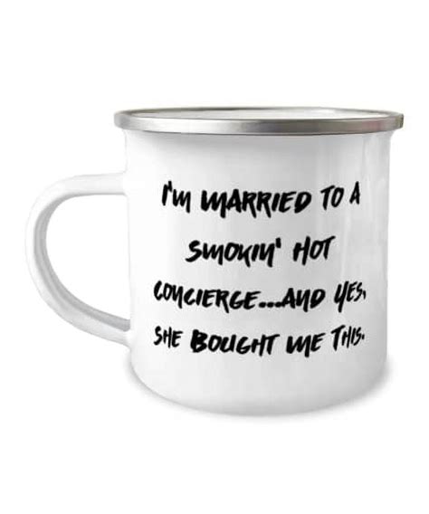 Inappropriate Husband Oz Camper Mug I M Married To A Smokin Hot