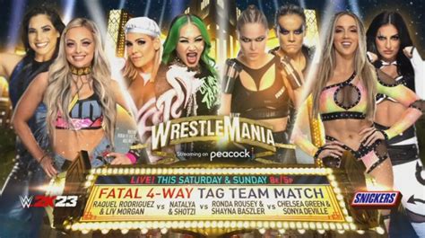 Sonya Deville Chelsea Green Join Women Tag Team Showcase At