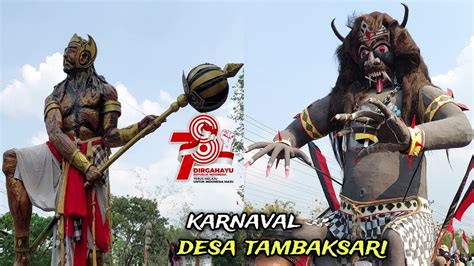 OGOH OGOH RAKSASA Karnaval Tambaksari Aksi Barongan Blora