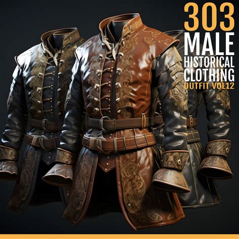 Artstation 303 Historical Male Clothing Vol12