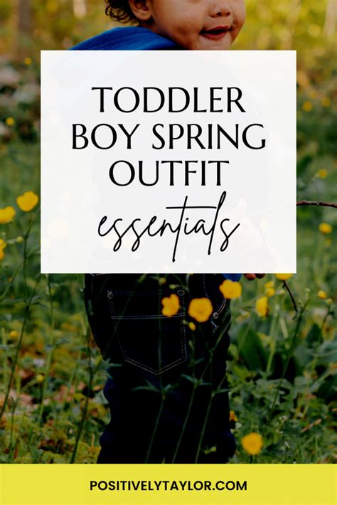 Must-Have Toddler Boy Spring Outfit Essentials