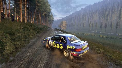 VR Colin McRae S 555 Subaru Impreza Onboard Rally Wales DiRT Rally