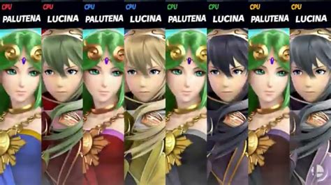 Super Smash Bros Ultimate Palutena And Lucina Team Ups 2 Youtube