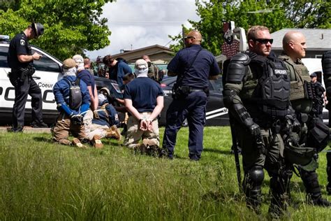 Five Patriot Front Members Convicted Of Conspiracy To Riot In Idaho