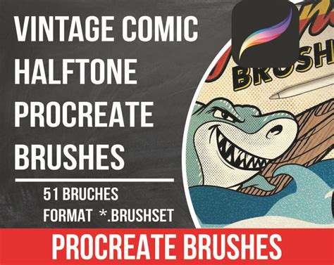 Halftone Procreate Brushes