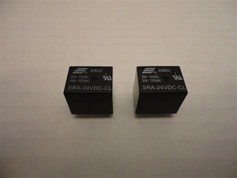 X Pack Songle A V Dc Black Power Relay Sra Vdc Cl Pins Vdc