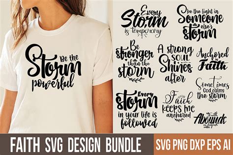 Faith Svg Design Bundle By Orpitabd Thehungryjpeg