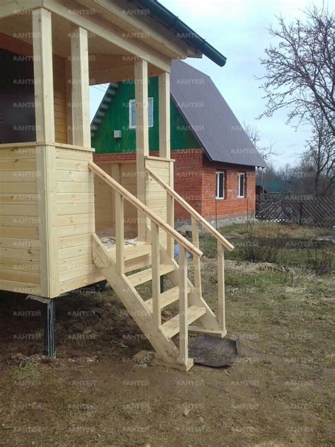 Пристройка крыльца к дачному дому