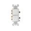 Apagador Doble De V As A V Blanco Decora Leviton