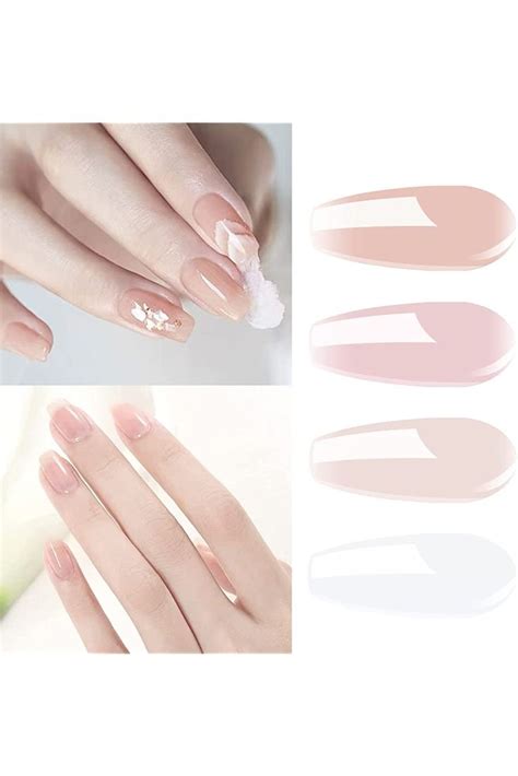 Vishine Jelly Nude Pink Milky White Rose Gel Nail Polish Set