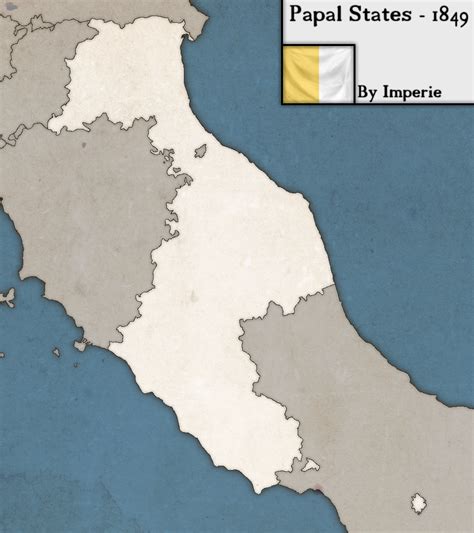 The Papal States Map