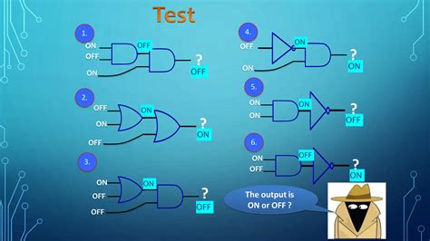 Logic Gates And Their Applications Exercise Ppt