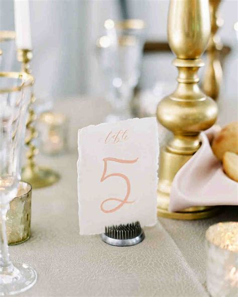 The Prettiest Wedding Table Number Ideas From Real Weddings Martha