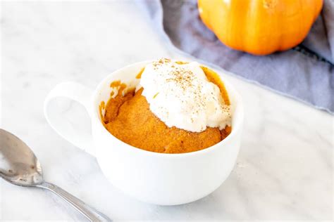 Pumpkin Mug Cake Just So Tasty