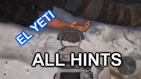 EL YETI How To Find All 5 Hints GHOST RECON WILDLANDS Solo