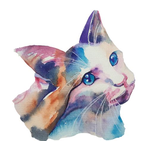 Tabby Cat Watercolor at PaintingValley.com | Explore collection of ...