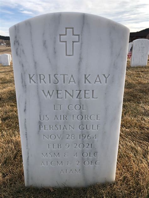 Ltc Krista Kay Wenzel Find A Grave Memorial