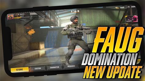 Faug Domination New Update And New Liks Fau G Game Remove In Play