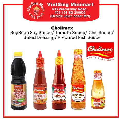 Sg Ready Stock Vietnam Cholimex Hot Chilli Sauce Tuong Ot Tuong Ca