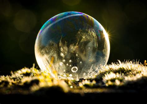 freezing bubbles on Behance